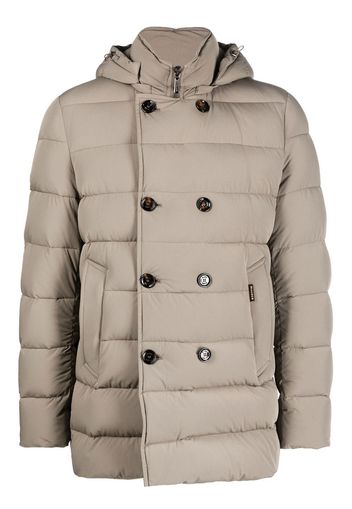 Moorer long-sleeve padded down jacket - Grigio