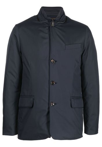 Moorer single-breasted padded jacket - Blu