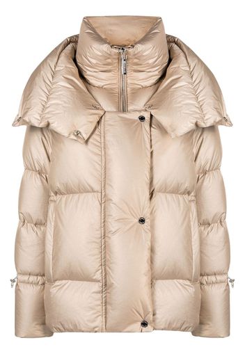 Moorer Madeira puffed down jacket - Toni neutri