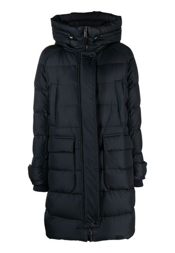 Moorer Christine single-breasted padded coat - Blu