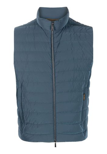 Moorer padded gilet jacket - Blu