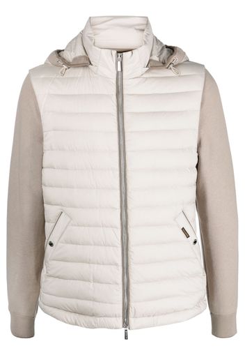 Moorer padded bomber jacket - Toni neutri