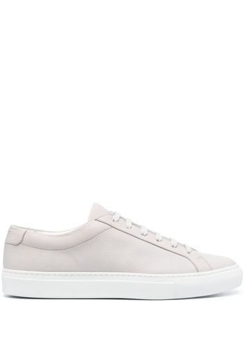 Moorer lace-up leather sneakers - Grigio