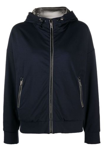 Moorer reversible padded bomber jacket - Blu