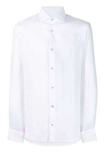 Moorer Sorrento-SA linen shirt - Bianco