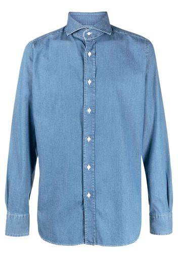 Moorer Camicia a maniche lunghe - Blu