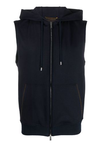 Moorer Mason-J cotton vest - Blu