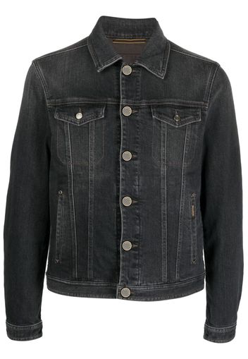 Moorer Giacca-camicia denim Lovere-106 - Nero