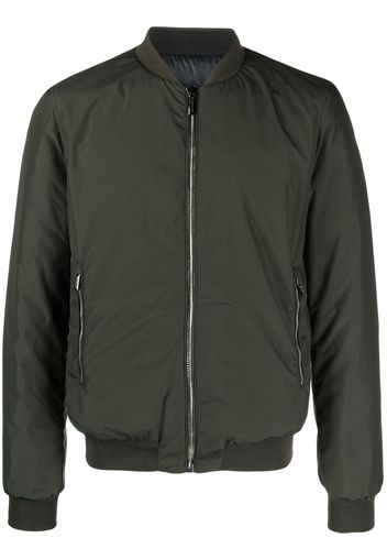 Moorer zip-up bomber jacket - Verde