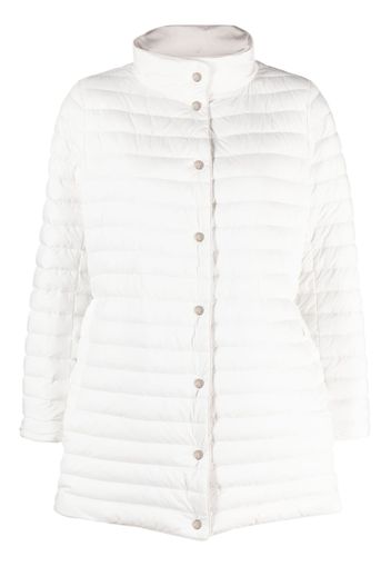 Moorer long-sleeve reversible padded jacket - Bianco