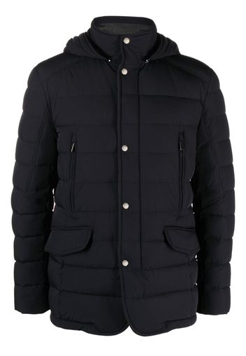 Moorer padded wool jacket - Blu