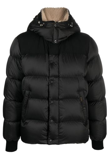 Moorer hooded padded jacket - Nero