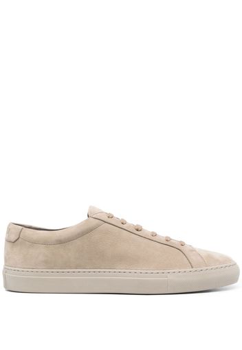 Moorer lace-up suede sneakers - Toni neutri