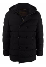 Moorer Florio double-breasted padded coat - Nero