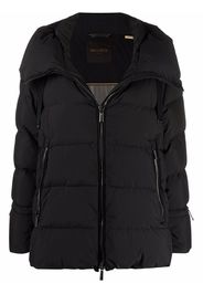 Moorer boudin-quilted down-filled padded jacket - Nero