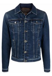 Moorer Taburno-104 padded denim jacket - Blu