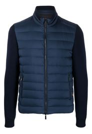 Moorer Piumino con zip - Blu