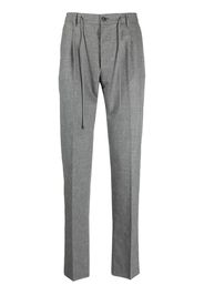 Moorer cropped trousers - Grigio