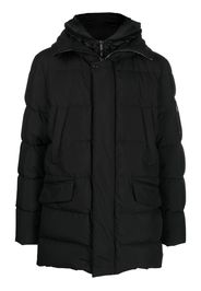 Moorer hooded padded coat - Nero