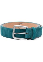 Moorer suede leather belt - Blu