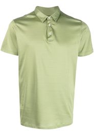 Moorer Pachino-JCL satin polo shirt - Verde