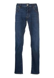 Moorer mid-rise straight-leg jeans - Blu