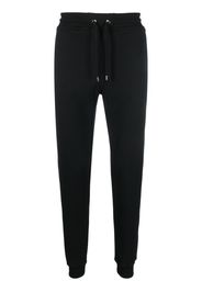 Moorer drawstring cotton track pants - Nero