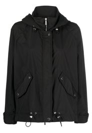 Moorer Jill-STP funnel-neck hooded jacket - Nero