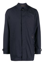 Moorer button-front shirt jacket - Blu