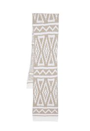 Moorer patterned-knit scarf - Toni neutri