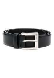 Moorer buckle-fastening leather belt - Nero