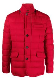 Moorer Zayn quilted cashmere down jacket - Rosso