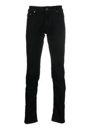 Moorer mid-rise tapered-leg jeans - Nero