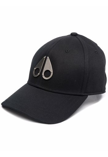 Moose Knuckles silver plaque cap - Nero