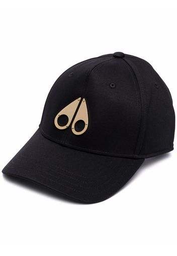 Moose Knuckles logo icon cotton cap - Nero