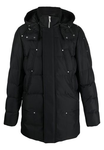 Moose Knuckles detachable-hood padded coat - Nero