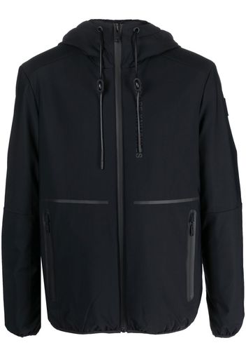 Moose Knuckles high-neck hooded light jacket - Nero