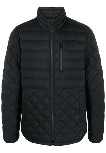 Moose Knuckles quilted zipped jacket - Nero