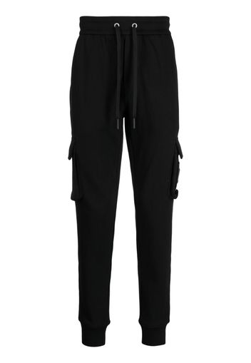 Moose Knuckles cargo-pockets cotton track pants - Nero