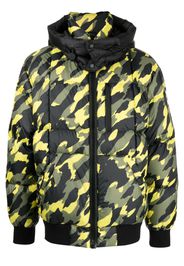 Moose Knuckles Bomber con stampa camouflage - Giallo