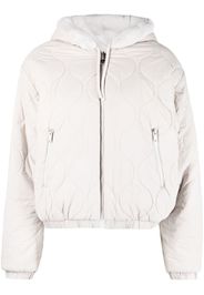 Moose Knuckles hooded puffer jacket - Grigio