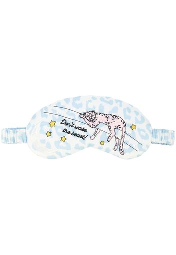 leopard-print eye mask