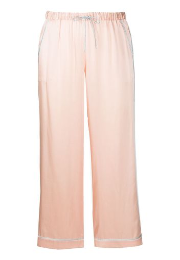 Morgan Lane Petal cropped track trousers - Rosa