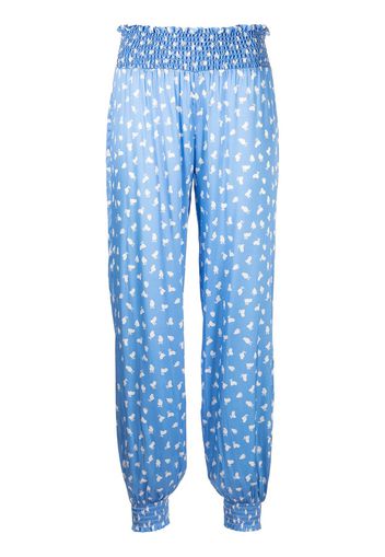 Morgan Lane Pantaloni pigiama Camille Chickadee con stampa - Blu