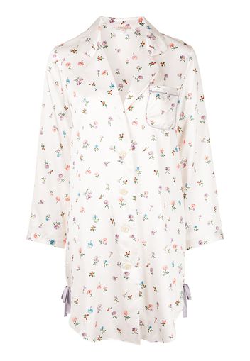 Morgan Lane Camicia da notte Jillian - Bianco