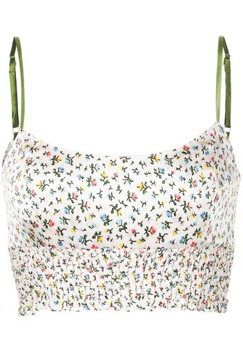 Morgan Lane Top a fiori Lia Confetti - Bianco