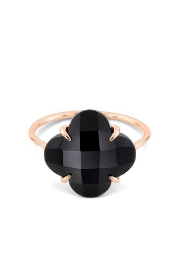 Morganne Bello 18kt rose gold onyx ring - Rosa