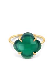 Morganne Bello 18kt yellow gold agate ring - Oro