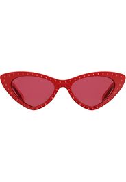 Moschino Eyewear Occhiali da sole cat-eye - Rosso