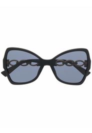 Moschino Eyewear Occhiali da sole oversize - Nero